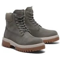 Schnürboots TIMBERLAND "ARBOR ROAD MID LACE UP WATERPROOF BOOT" Gr. 42, grau (medium nubuck) Schuhe Winterstiefel, Schnürstiefel, Winterschuhe, wasserdicht