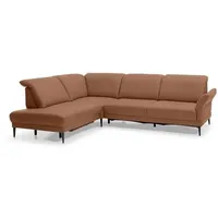 Musterring Ecksofa MR 1350 Leder Braun Nougat 229 x 297 cm