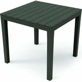 PROGARDEN Bali Gartentisch 78 x 78 x 72 cm Schwarz