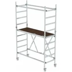 MUNK Klappgerüst Plattform-Höhe 1,54 m Größe 0,75 m x 1,80 m