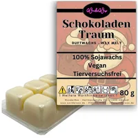 WonderWax Duftwachs WonderWax® Duftwachs Weihnachten 6 Würfel (Schokoladentraum), Duftrichtung: Schokoladentraum