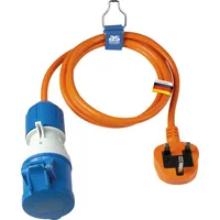 As - Schwabe as Schwabe CEE-Adapterleitung GB-Stecker auf CEE-Kupplung