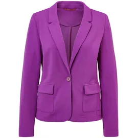 GOLDNER Kurzgröße: Jersey-Blazer", in aubergine | Gr.: 22