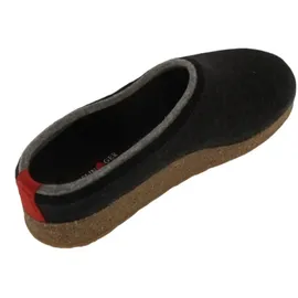 HAFLINGER Grizzly Kris Pantoffel Grau 44