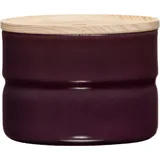 RIESS Vorratsdose mit Eschenholzdeckel 270ml aubergine (2171-201)