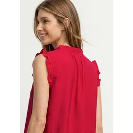 STREET ONE Rüschenbluse rot 42