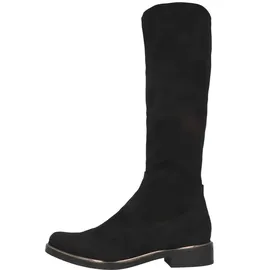 CAPRICE Damen Hohe Stiefel ohne Absatz Kniehoch Vegan, Schwarz | Gr. 38,5