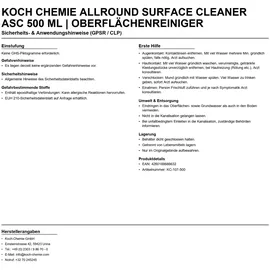 Koch Chemie Allround Surface Cleaner 2 St. 0,5 l