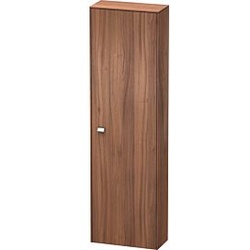 Duravit Brioso Hochschrank BR1321R1079 520x1770x240mm, Nussbaum Natur/Chrom, Tür rechts