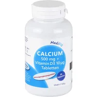 Apofit MediFit Calcium 500 mg + Vitamin D3 10 μg Tabletten 90 St.