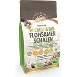 GOLDEN PEANUT Flohsamenschalen Bio 500 g, 99% Reinheit, Indien, ballaststoffreich, glutenfrei, vegan, Naturprodukt