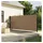 vidaXL Seitenmarkise 180 x 500 cm Taupe Aluminium