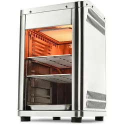 TAINO Design Oberhitzegrill Gas Steakgrill 800 Grad Hochleistungsgrill Edelstahl Silber