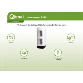 Qlima A 34 Weiß
