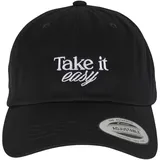 Mister Tee Take It Easy Low Profile Baumwollmütze Schwarz