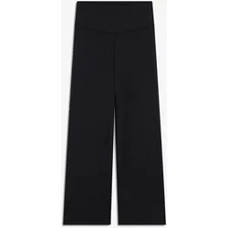 bonprix Komfort-Sport-Leggings gerades Bein schnelltrocknend, schwarz, 44/46 (L)