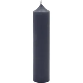 Kerzenfarm Hahn Stabkerzen 100 x 22 mm Anthrazit 25 St.