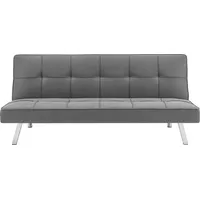 Hti-Living HTI-Living, Sofa, Klappsofa Grau Milena (2-Sitzer)