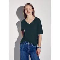STREET ONE Damen, Strick-Look T-Shirt - 36