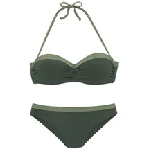 JETTE Bügel-Bandeau-Bikini Damen Grün 34 Cup A