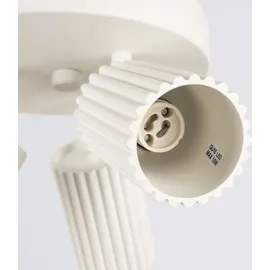 Sollux Lighting Deckenlampe 3 Flammig rund Aluminium beige