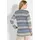 GOLDNER Langarm Spitzenjacke aus Jersey Blau 44