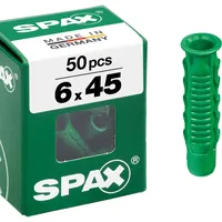 SPAX Spreizdübel 6 x 45 mm 50 Stück