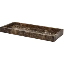 Aquanova Hammam, Dekoratives Tablett 35 cm, braun
