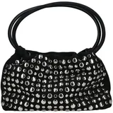 Jeffrey Campbell Henkeltasche Veloursleder Black
