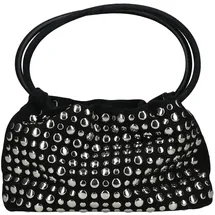Jeffrey Campbell Henkeltasche Veloursleder Black
