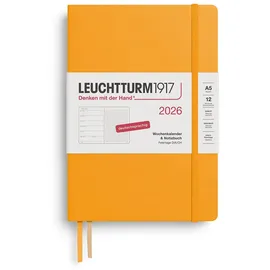 Leuchtturm1917 Wochenkalender & Notizbuch 1 Woche auf 1 Seite 2026 Rising Sun