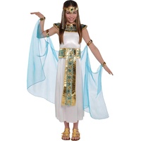 Cleopatra Kostüm für Mädchen, ägyptische Königin, Buchwoche, Kinder-Kostüm Weiß Teen