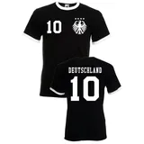Youth Designz T-Shirt Deutschland Herren T-Shirt Fußball Trikot Look WM 2026 mit trendigem Motiv schwarz 3XL