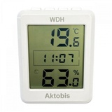 WDH Thermo-Hygrometer mit Uhr WDH-TH205