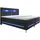 Juskys Boxspringbett Norfolk Schwarz 180 x 200 cm