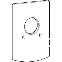Hansa Rosette Brause Unterputz Deckplatte 59912508 Chrom