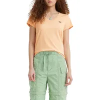Levi's Damen Perfect V-Neck T-Shirt,Almond Cream,XXS - XXS