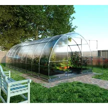 klasika greenhouses Klasika Tube verzinkt Transparent HKP 4 mm 18 m2