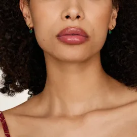 Fossil Damen Goldfarbener Edelstahl mit Ringverschluss Ohrringe