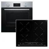 Bosch HERDSET INDUKTION Backofen Teleskopauszug mit TEKA Induktionskochfeld autark, 60 cm neu
