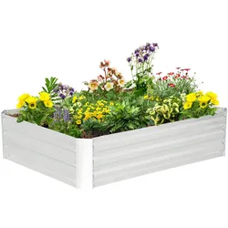 Outsunny - Hochbeet - 120B x 90T x 30H - silber