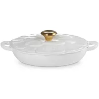 Le Creuset Gourmet-Profitopf Blume 26 cm White