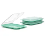 Tatay Aufschnittboxen 3-teiliges Set Mintgrün 17 x 3,2 x 25,2 cm