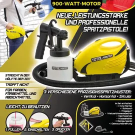 Best Direct Best Direct® Farbsprühgerät - professionelles Farbsprühsystem Total Painter