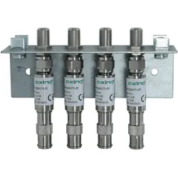 1St. AXING Erdungswinkel einreihig QEW 4-20 4-fach Schutz d. premium-line Multis...