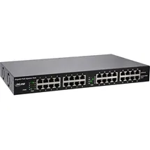 InLine PoE+ Gigabit Netzwerk Injektor Hub 16 Port 1Gb/s 19"