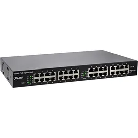 InLine PoE+ Gigabit Netzwerk Injektor Hub 16 Port 1Gb/s 19"