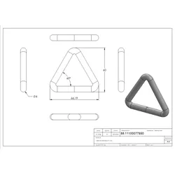 Triangel 8x50mm V4A