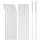 Intirilife Strohhalm Set 15-teilig 20 x 0,8 cm Transparent