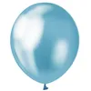 7 glossy Luftballons blau